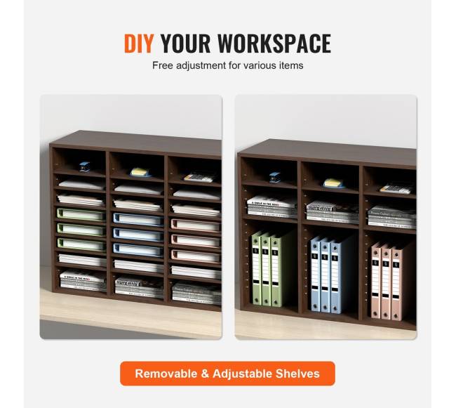 Popieriaus rūšiavimo dėžutė su 24 skyriais4