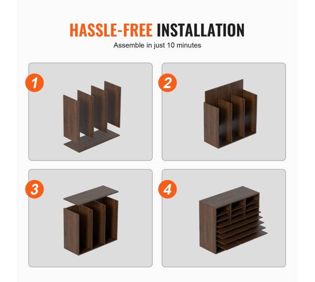 Popieriaus rūšiavimo dėžutė su 24 skyriais5