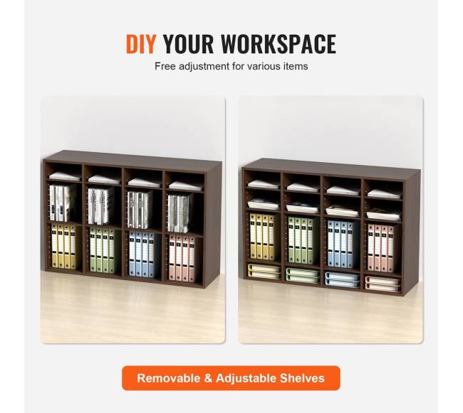 Knygų lentynėlių organizatorius su 36 skyreliais4