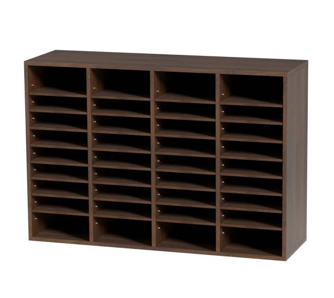 Knygų lentynėlių organizatorius su 36 skyreliais8