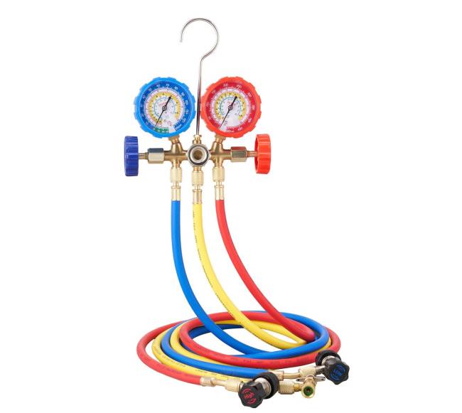 3 krypčių AC kontrolinės manometrų komplektas9