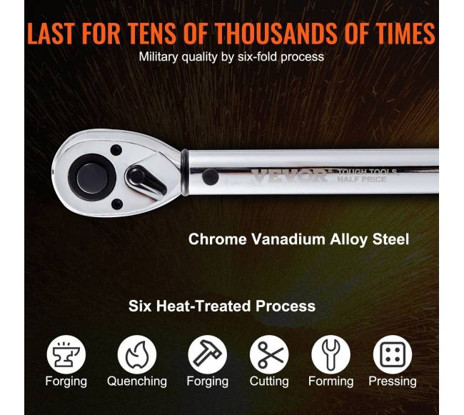 Reguliuojamas sukimo momento raktas su priedais 12, 20-250 ft.lb2