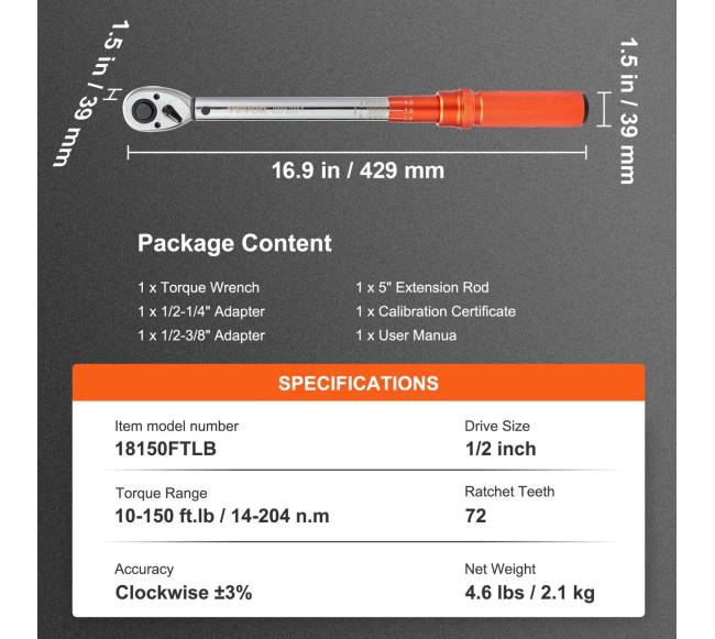 Dviejų krypčių reguliuojamas sukimo momento raktas6
