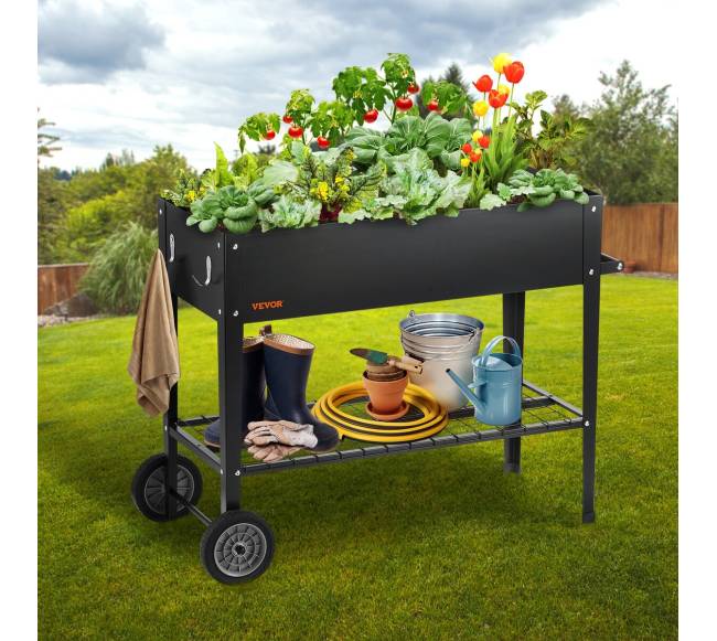 Pakeltas daržo lysvės lovys, juodas7