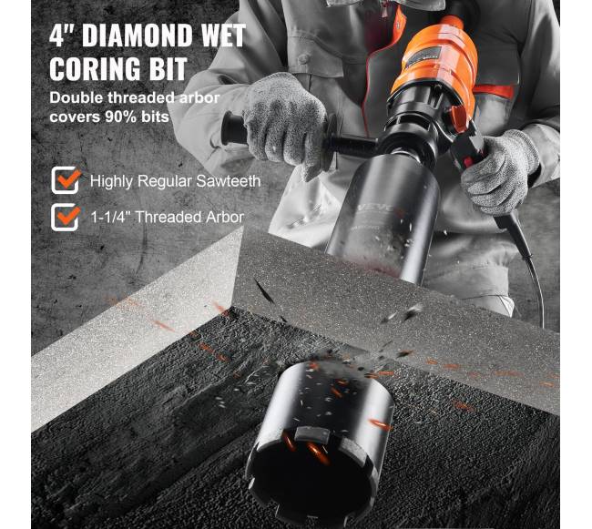 Rankinis deimantinis gręžimo įrenginys, 1500W3