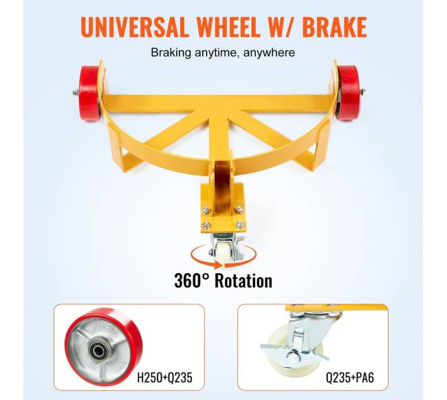 55 galonų statinės vežimėlis, 544 kg talpa4