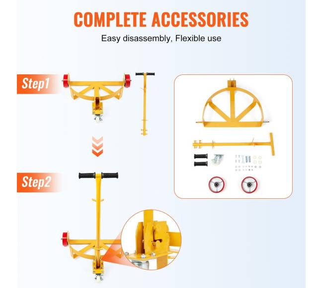55 galonų statinės vežimėlis, 544 kg talpa5