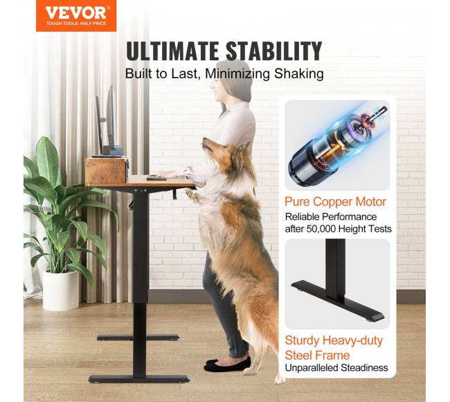 Reguliuojamo aukščio stalas 120 x 60 cm1