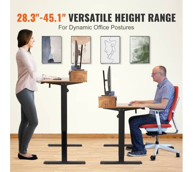 Reguliuojamo aukščio stalas 120 x 60 cm2