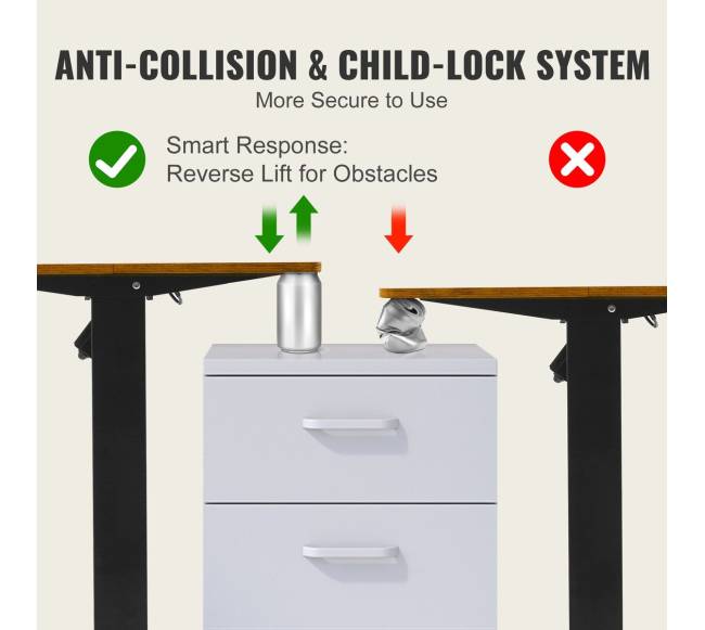 Reguliuojamo aukščio stalas 120 x 60 cm5