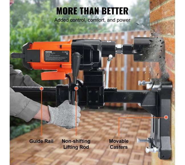 Deimantinė gręžimo mašina betonui 3200W 750RPM5