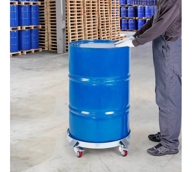 2 vnt. 55 galonų statinės vežimėlis7