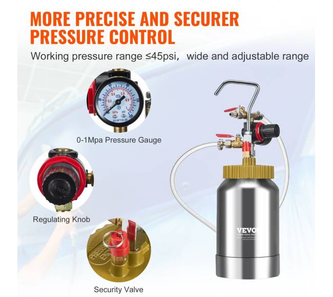 Dažų purškimo slėginis bakas, 2L, 1.8mm antgalis4