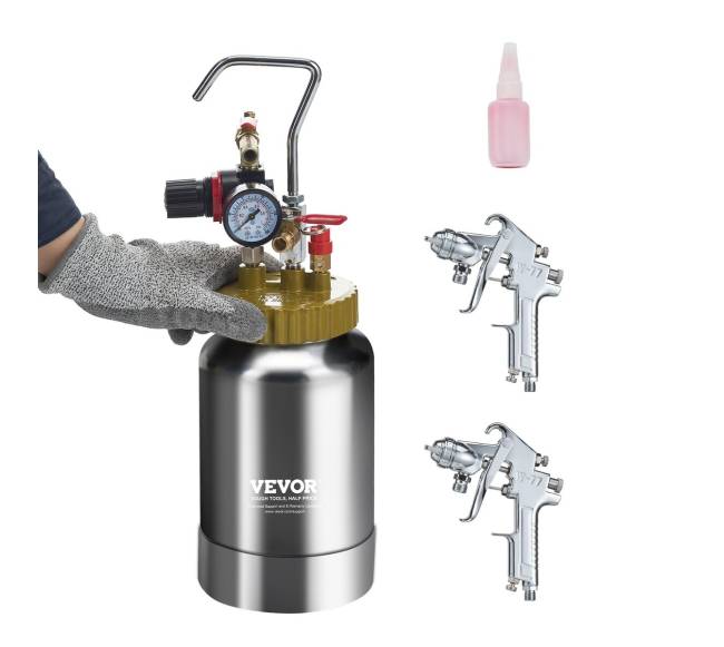 Dažų purškimo slėginis bakas, 2L, 1.8mm antgalis10