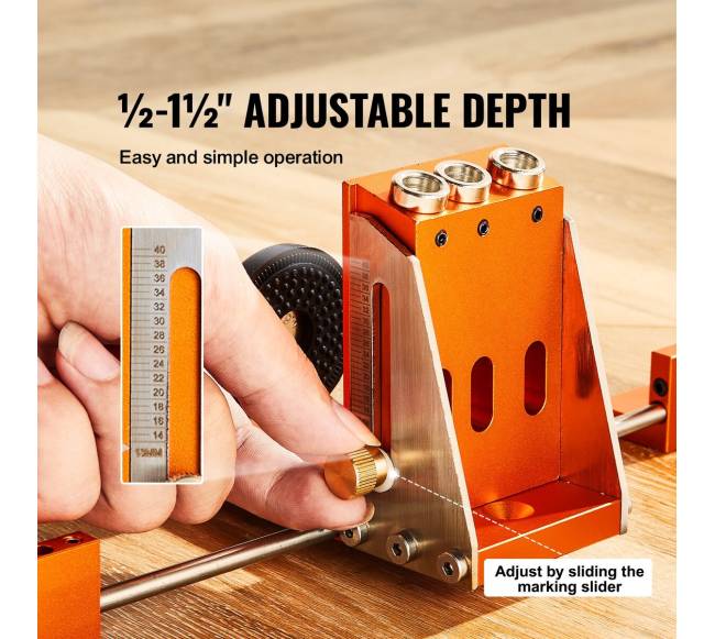 Kišeninių skylių gręžimo rinkinys, 34 vnt2