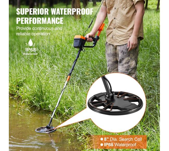 Metalo detektorius su IP68 apsauga4