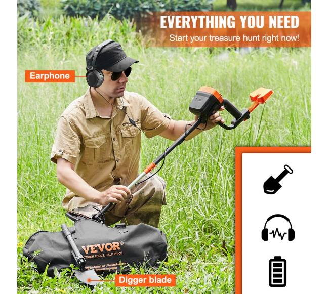 Metalo detektorius su IP68 apsauga5