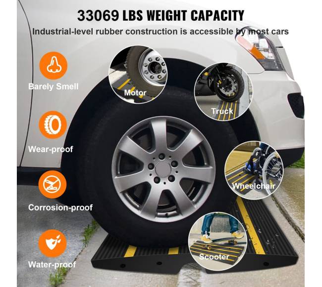 Guminiai kelio užvažiavimo takeliai, 6.5 cm3