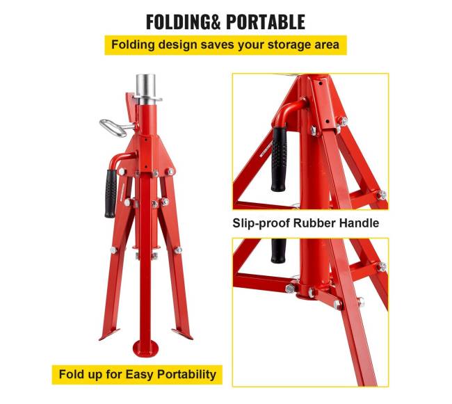 V tipo vamzdžių stovas 18"-12", reguliuojamas aukštis4