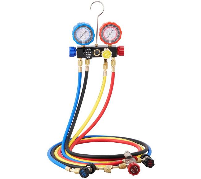 4 kanalų AC matuoklis R134A R22 R12 R410A9