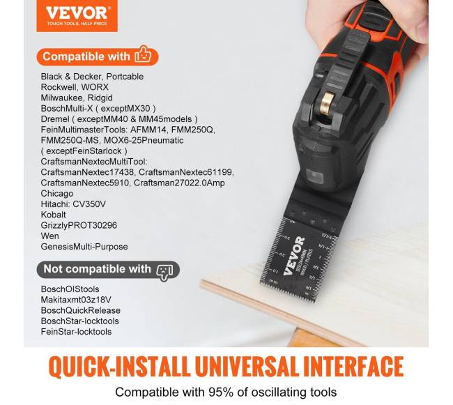 50 vnt. virpantys pjūklų ašmenys medžiui1