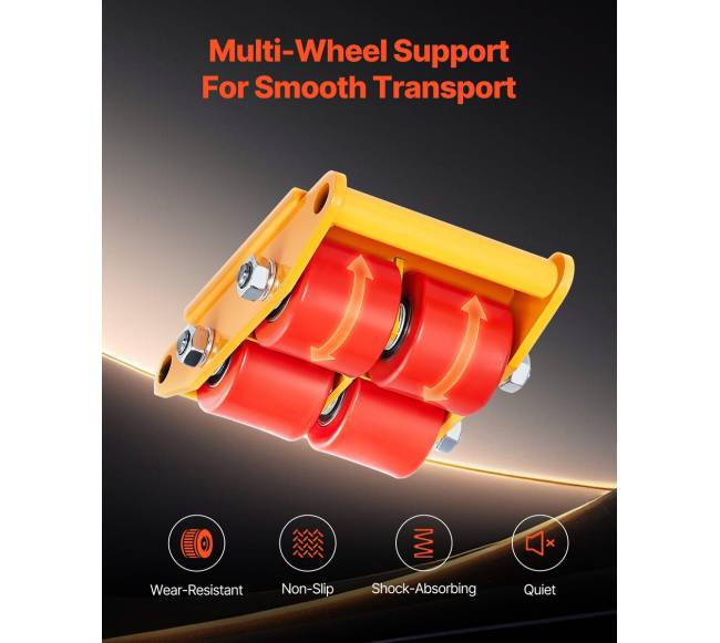 4 dalių mašinų vežimėlis, 8 tonų galia4