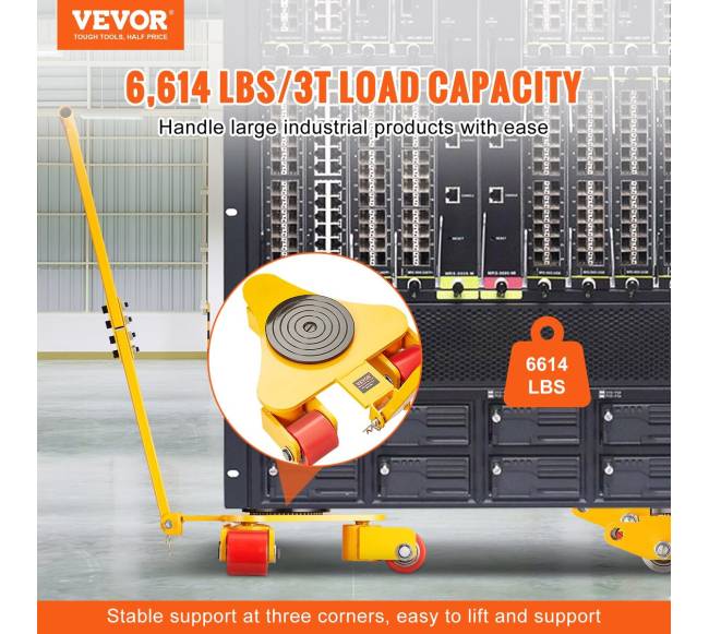 pramoninis įrenginių vežimėlis su rankena1