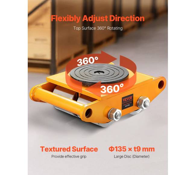 4 dalių įrengimų rogių dolis su 12T apkrova2