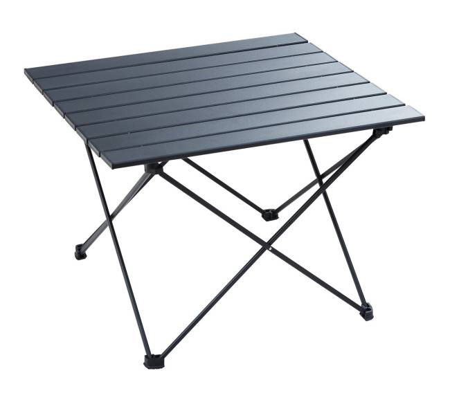 Sulankstomas stovyklavimo stalas, juodas0