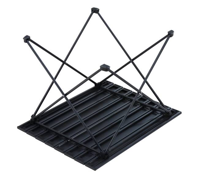 Sulankstomas stovyklavimo stalas, juodas9