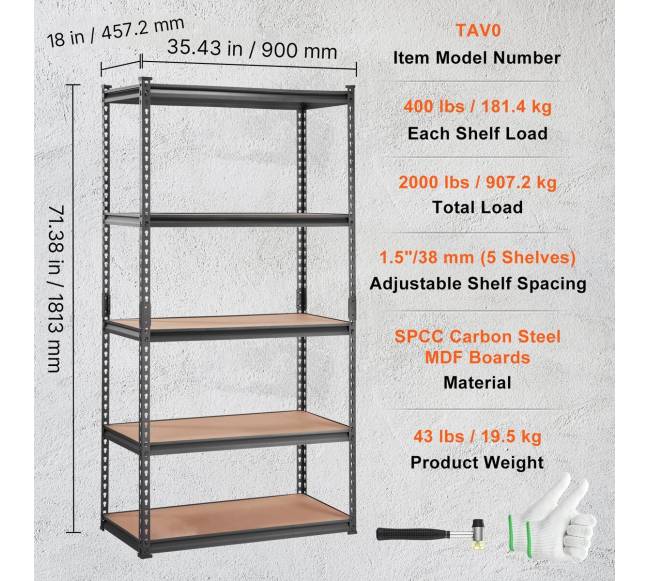 Reguliuojama penkių lygių lentynų sistema6
