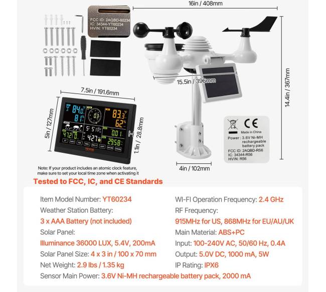 7-in-1 belaidė orų stotis su spalvotu ekranu6