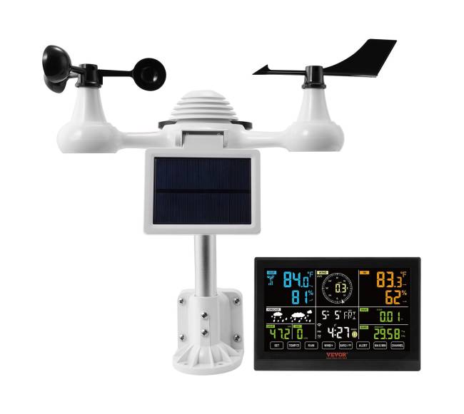 7-in-1 belaidė orų stotis su spalvotu ekranu8