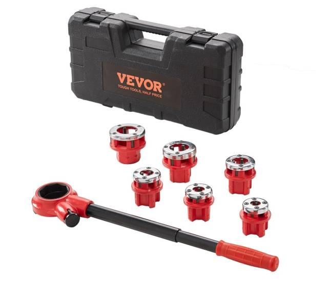 Reketinis vamzdžių sriegiklis su dėklu0