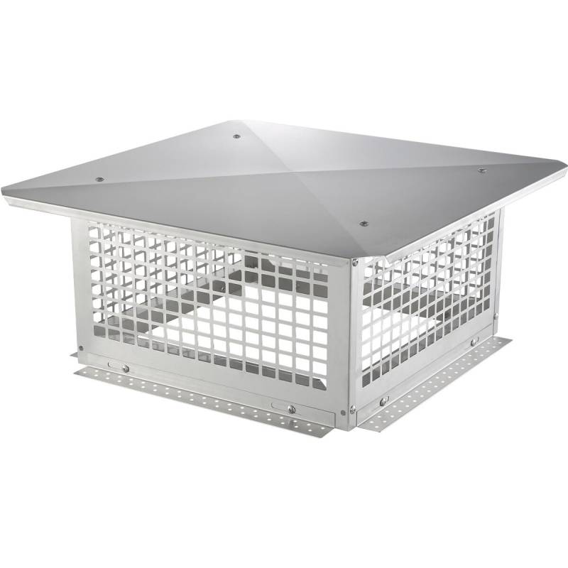 Nerūdijančio plieno kaminas, 431.8x431.8 mm0