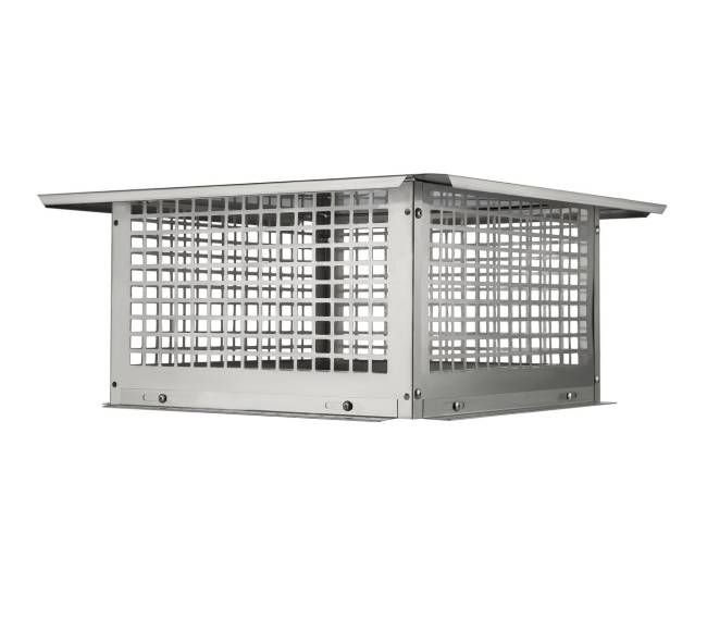 Nerūdijančio plieno kaminas, 431.8x431.8 mm8