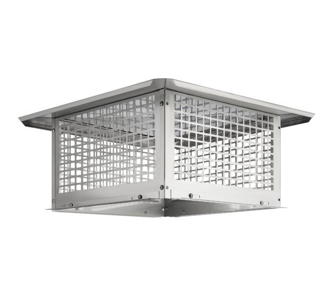 Nerūdijančio plieno kaminas, 431.8x431.8 mm9