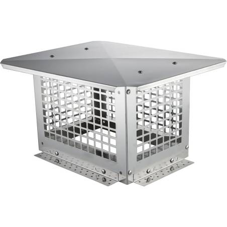 kaminas 330 x 229 mm nerūdijantis plienas stogelis0