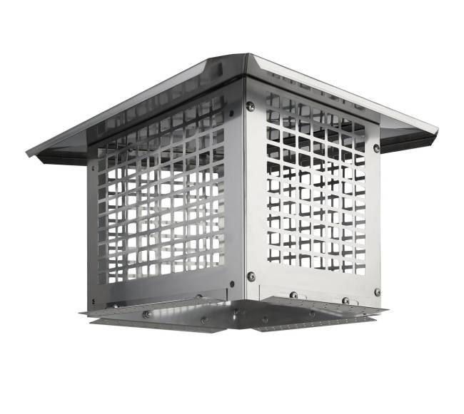 kaminas 330 x 229 mm nerūdijantis plienas stogelis9