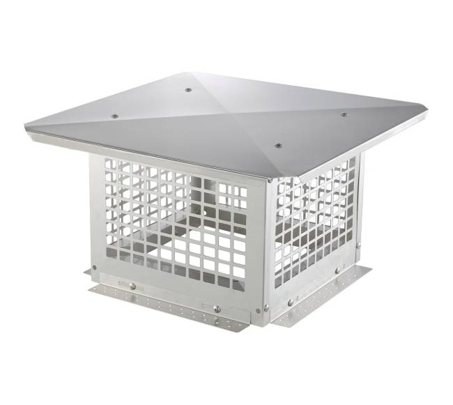 dūmtraukio dangtelis 304 x 304 mm nerūdijančio plieno0