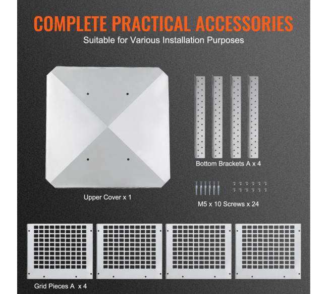 dūmtraukio dangtelis 304 x 304 mm nerūdijančio plieno5