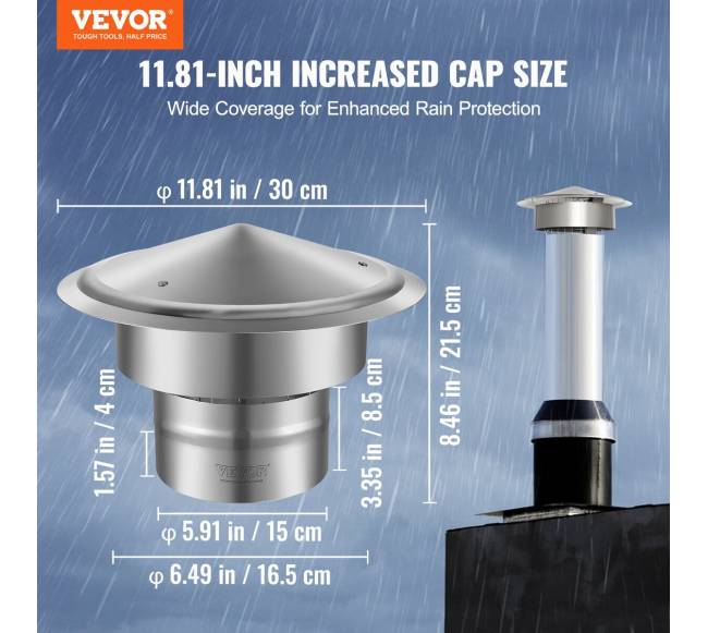 Nerūdijančio plieno kaminlėkštė 152 mm1