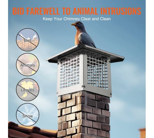 Nerūdijančio plieno dūmtraukio gaubtas 229 x 229 mm4