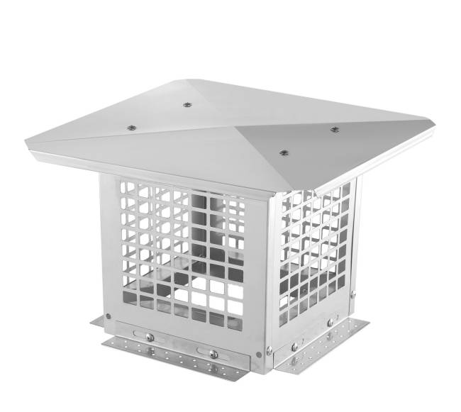 Nerūdijančio plieno dūmtraukio gaubtas 229 x 229 mm10