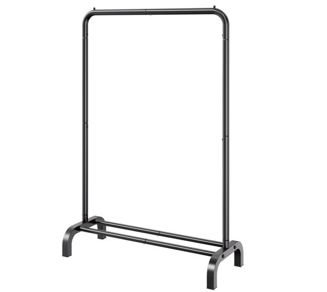 Drabužių stovas su kabykla ir lentyna0