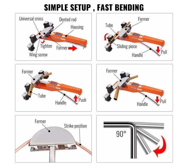 Vamzdžių lankstytuvas 6-22 mm su terkšle6