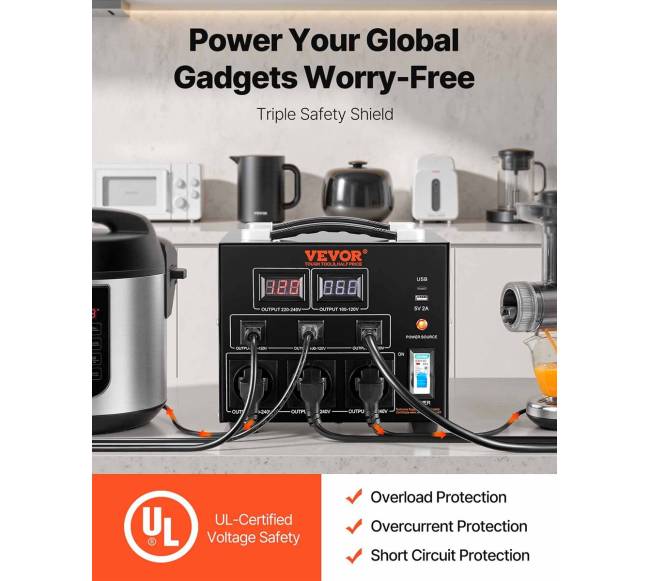 Įtampos keitiklis transformatorius, 5000VA2