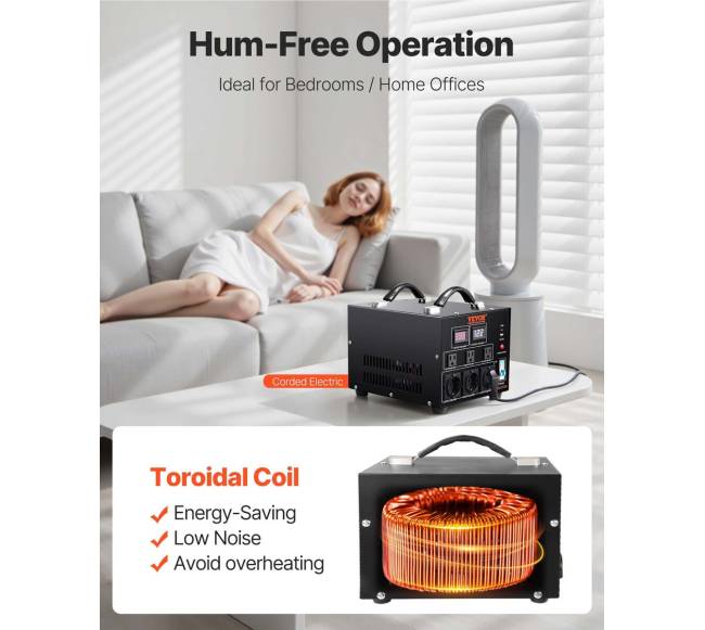 Įtampos keitiklis transformatorius, 5000VA5