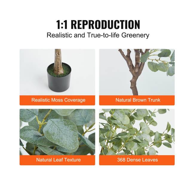 Dirbtinis eukalipto medelis 1,8 m3