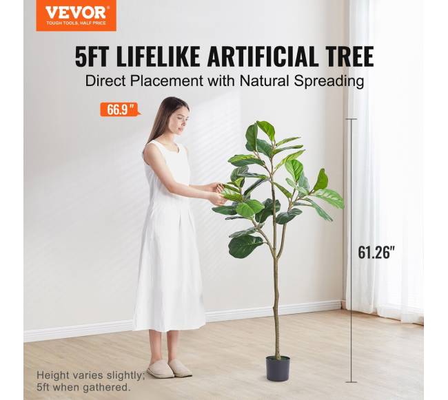Dirbtinis fikusas 5 ft aukščio1